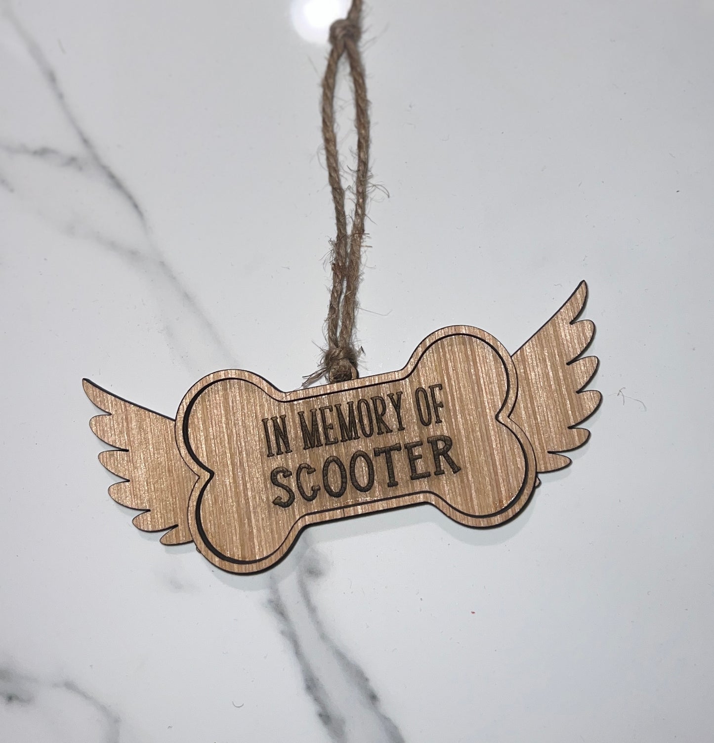 Dog Memorial Ornament