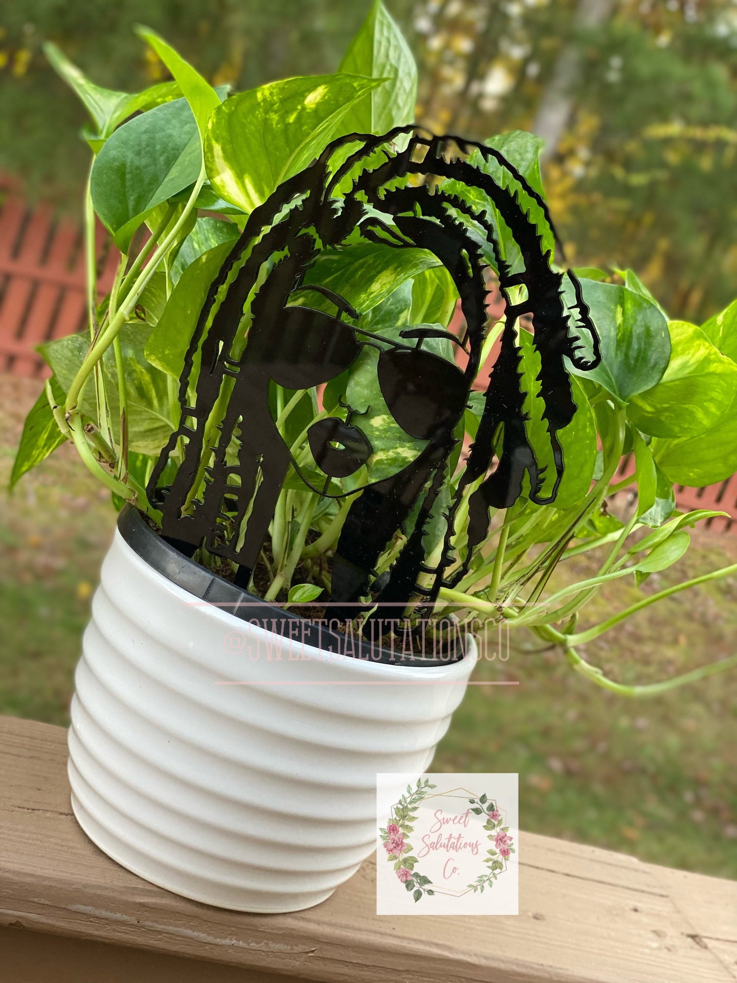 Woman with Locs Trellis - Loc’d Up Lady