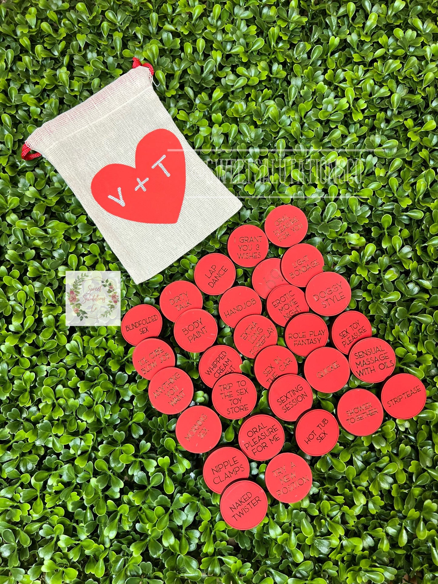 Token of My Love Couple Activity Game - Personalized