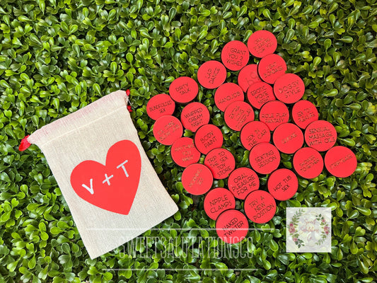 Token of My Love Couple Activity Game - Personalized