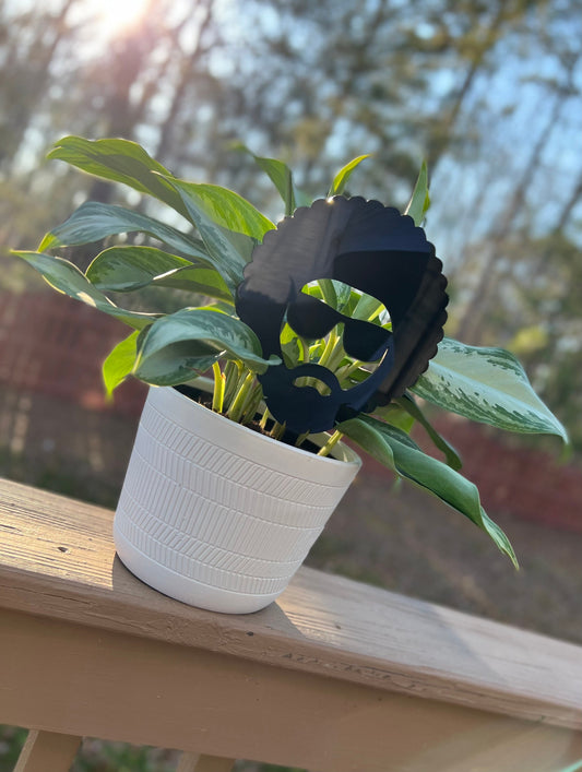 Afro Man Trellis Acrylic