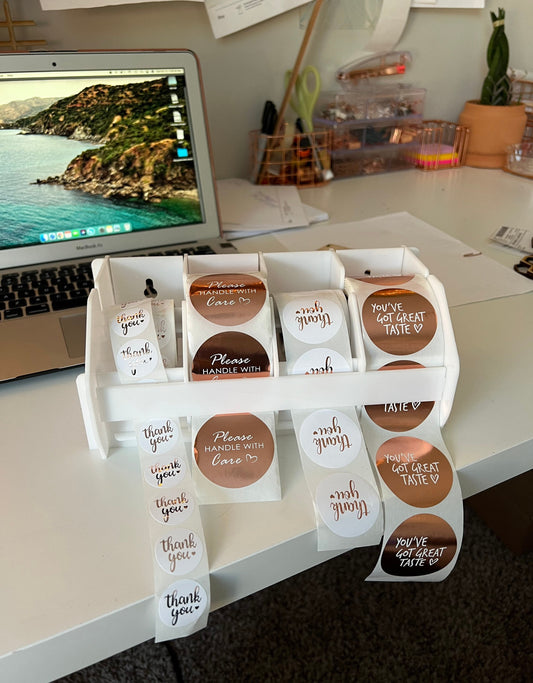 Sticker Dispenser 4 Count - Stickers NOT included