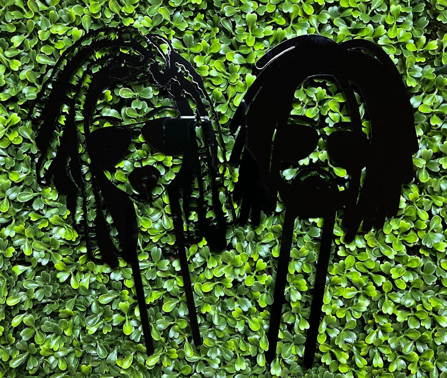 Loc’d in Love Trellis Couple Acrylic