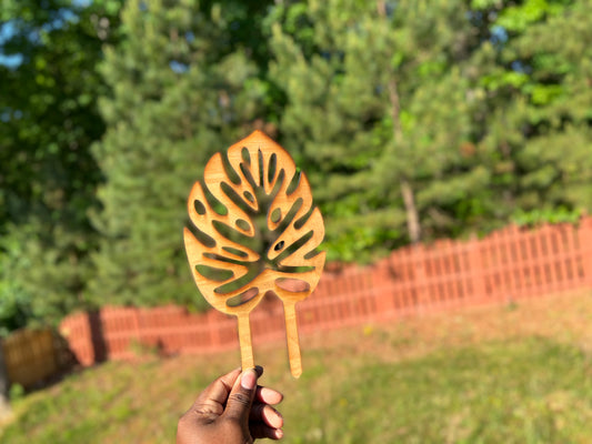 Single Monstera Leaf Trellis