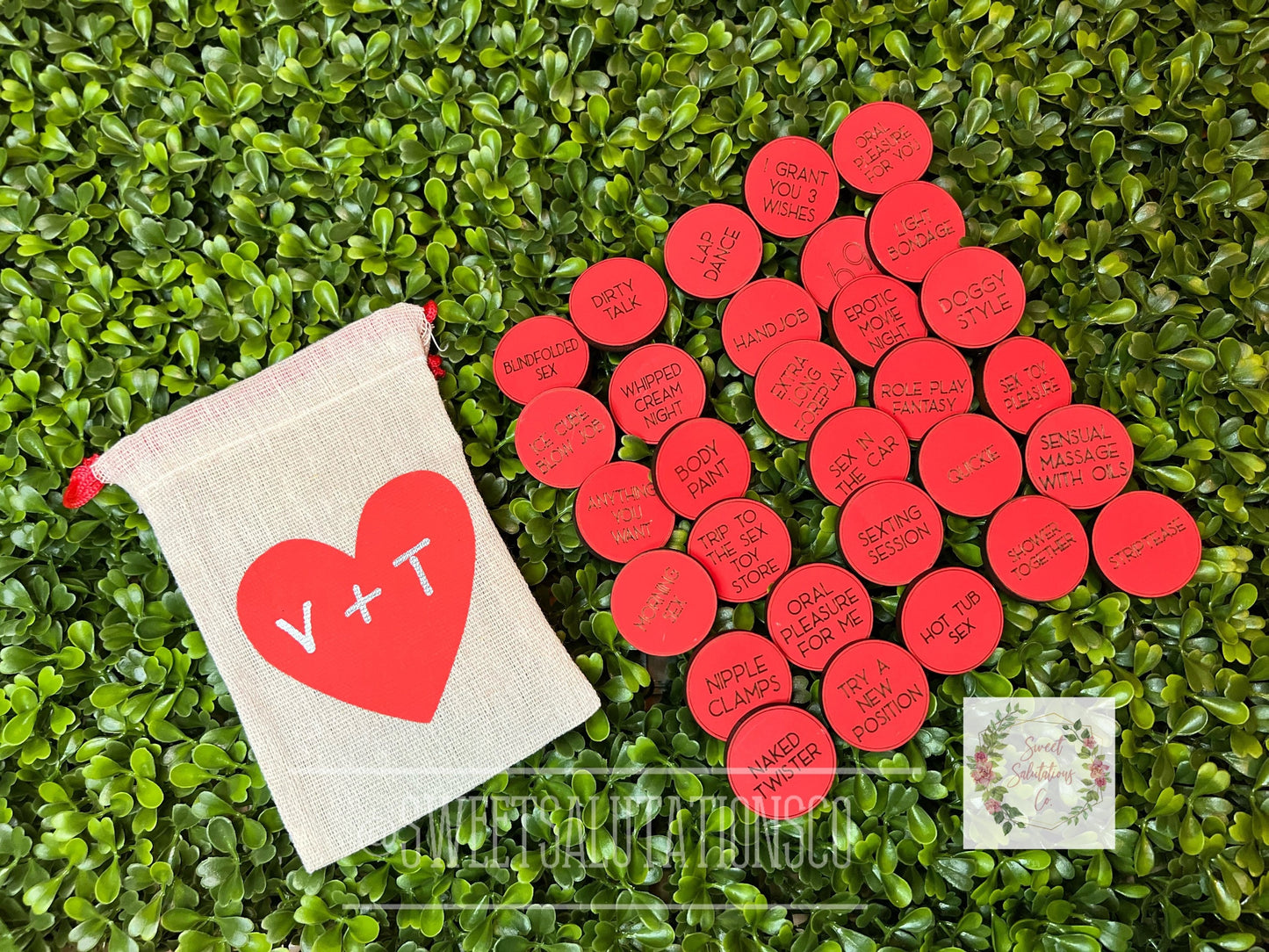 Token of My Love Couple Activity Game - Personalized